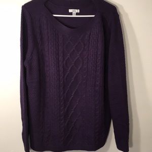 New with out tags Purple Croft and Barrow Sweater